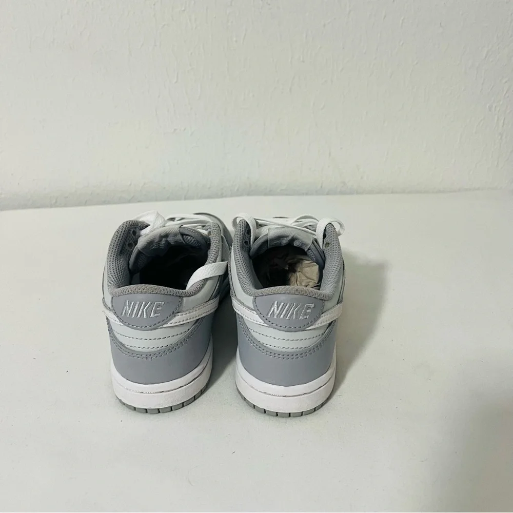 Nike Dunk Low (PS) Size 13C Pure Platinum/White-Wolf Grey Shoes DH9756-001 Box
